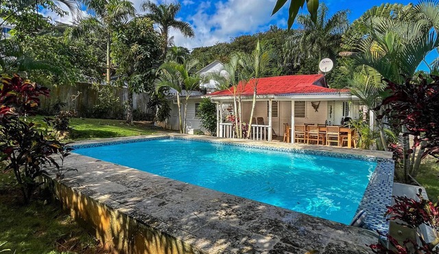 A little piece of paradise, LAS TERRENAS, 2 bedrooms, 2 bathrooms, pool, parking, completely private. in Las Terrenas