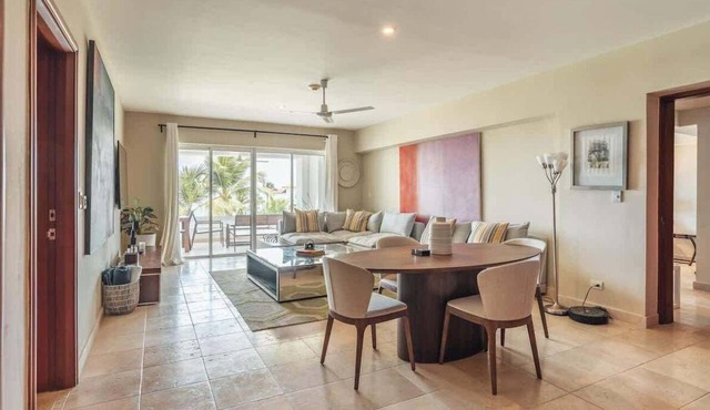 Apt with 2br and beach access in Punta Palmera in Punta Cana