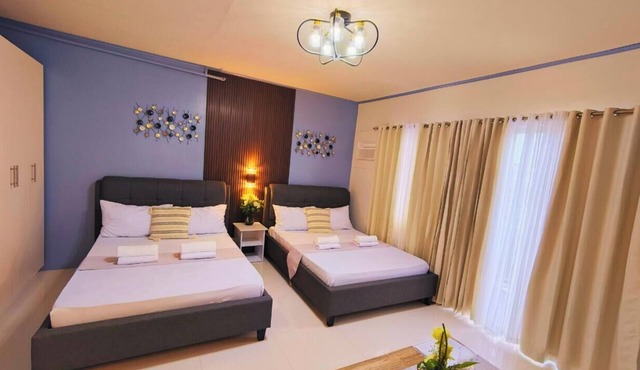 B1 7Kunzite - Puerto Princesa Twinbeds Home with a balcony+FREE Pool in Puerto Princesa City