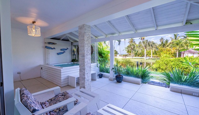 Beach Paradise Condo | Steps from the Beach | Private Jacuzzi | 6 Guests in Las Terrenas