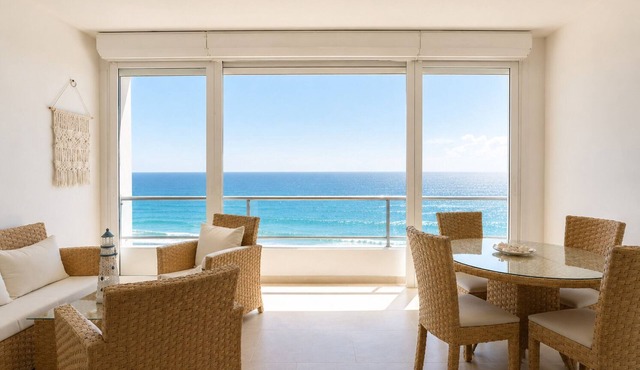 Beachfront|10th Floor|BalconyDining|OceanView| Gym in Juan Dolio