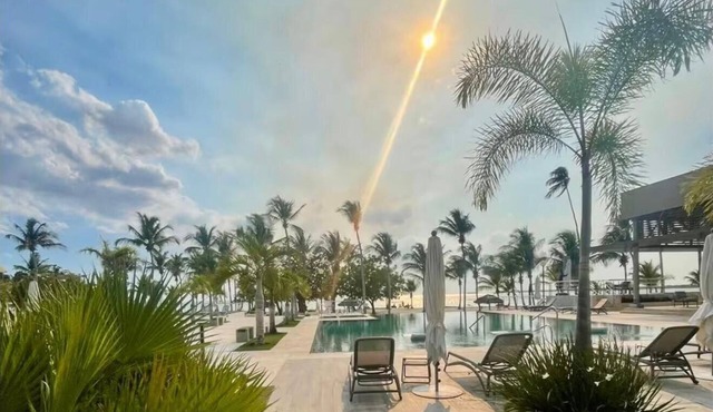 Beachfront 2bedRm 2Bath Apt G1-3 PlayaNuevaRomana w/Pool,JacuziSpa,GolfTenis,Gym in Playa Nueva Romana