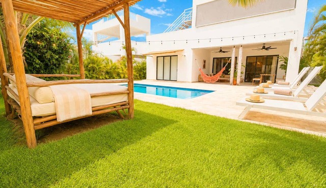 Boho Retreat |Pool Cabana, Terrace Lounge, Rooftop in Sosúa