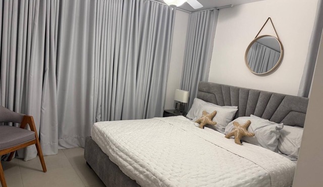 Charming 1-bedroom apartment in enchanting Sosúa with AC, amazing restaurant in Sosúa