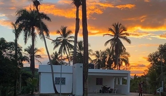 Charming villa with 2 bedrooms and WiFi, AC in serene Miches in Miches