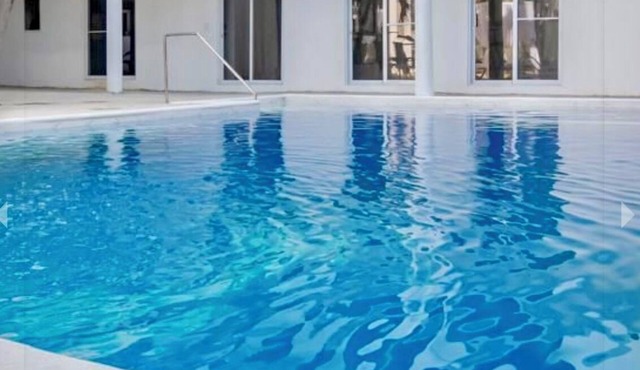 Condo with private balcony with pool view in Sosúa