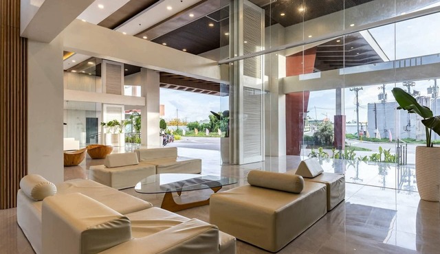 Cozy 1-bedroom studio in enchanting Lapu-Lapu with AC and fitness room