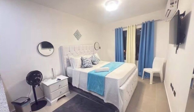 Cozy 1-bedroom apartment in delightful Santiago de los Caballeros with AC in Santiago de los Caballeros