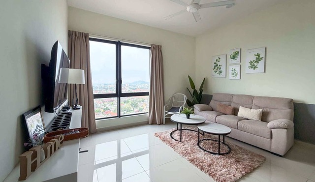 Cozy Melaka City 2BR Apartments, 5min Drive to Jonker St