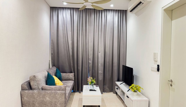 Cozy onebedroom apartment with mountain view Highfloor in Kuala Lumpur