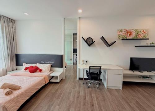 Cozy & Private Studio for 2 Pax, landmark residence 2, Sg Long, UTAR, 6 Min to MRT, C180 in Kajang
