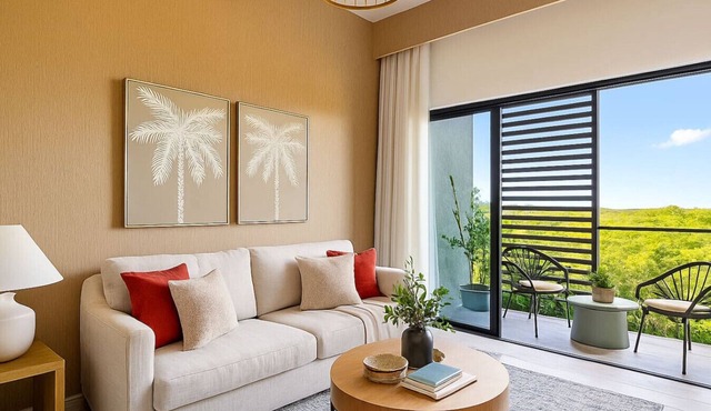 Elegant 3BR Condo w/Pool · Walk to Shops & Restaurants at Punta Cana Village in Punta Cana