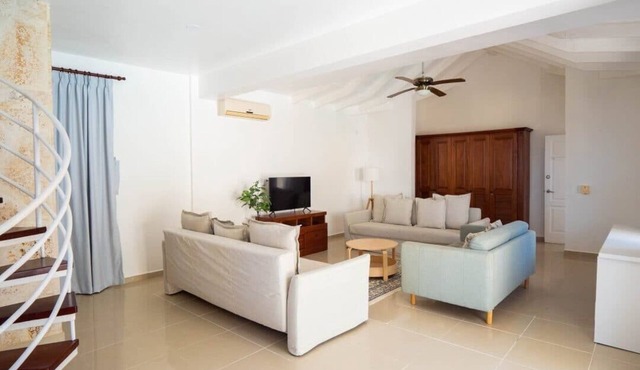 Entire Villa 6 bedroom - Private Pool steps from quiet beach in Cabarete