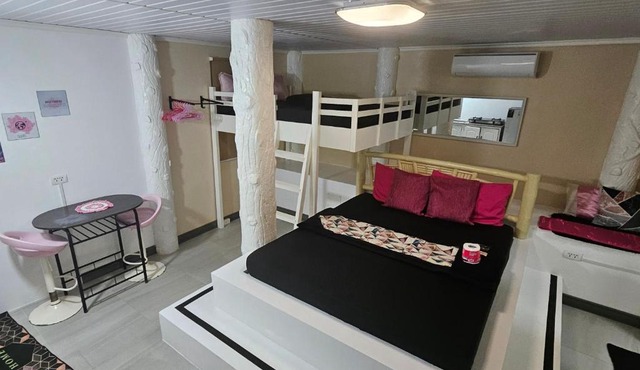 Family Studio - Pool, Kitchen & Netflix - Mountain & Pool Views - Nature Stay Near Underground River & Fireflies - With Onsite Restaurant & Free Billiards - Perfect Stop Between El Nido and Puerto City in Puerto Princesa