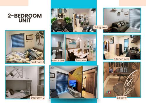 Fully furnished resort-type condo in Puerto Princesa with a Balcony, FREE Pool, Gym, Parking near Airport up to 5pax - B2 5MoonstoneA