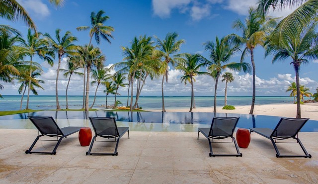 Fully-Staffed Beachfront Luxor Palace in Punta Cana