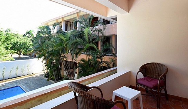 Guest-friendly hotel room in central Sosua, free yummy breakfast in Sosúa