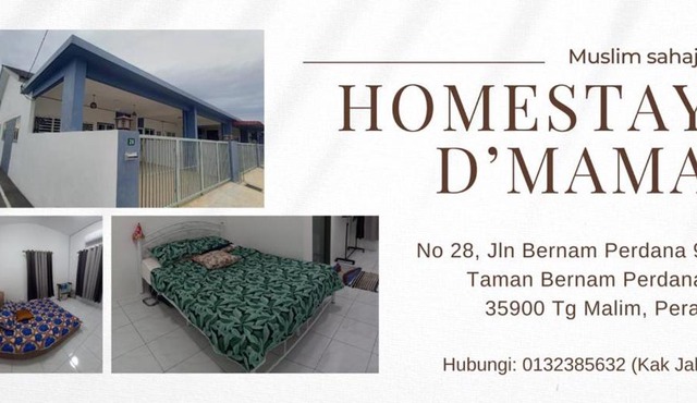 Homestay D'Mama For Müslim Only in Tanjung Malim