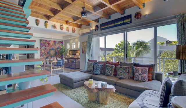 Host Dinner Parties at a Roomy Penthouse near Golf Courses in Punta Cana