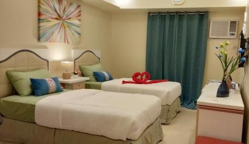 IT PARK, Cebu City, Twin Beds Avida Riala - unlimited data fast internet up to 100mbps