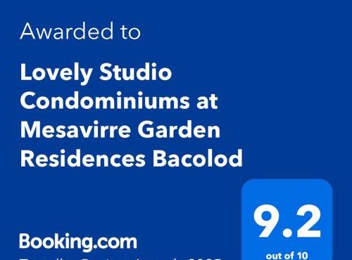 Lovely Studio Condominiums at Mesavirre Garden Residences Bacolod in Bacolod