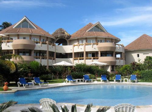 Luxury apartment with ocean view at the beach in Cabarete
