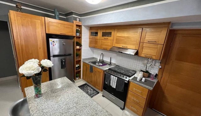 Luxury-Secure 2-bedroom condo in excellent Santo Domingo Este with AC in Santo Domingo Este