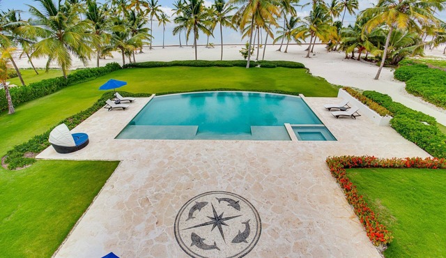 Massive Beachfront Palace with Chef and Butler in Punta Cana