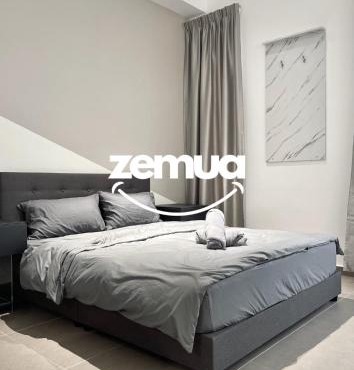 Minimalist Style Monthly Stay Fully Furnished Near 1U & IKEA WiFi Free Weekly Room Service