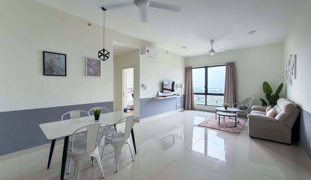 Modern 2BR Family Stay in Melaka City