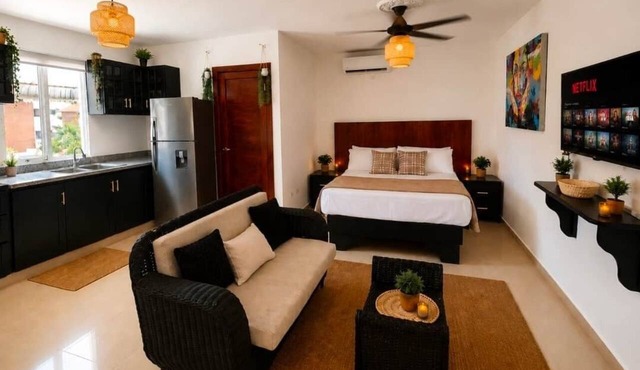 Modern Studio on Pedro Clisante with Pool in Sosúa