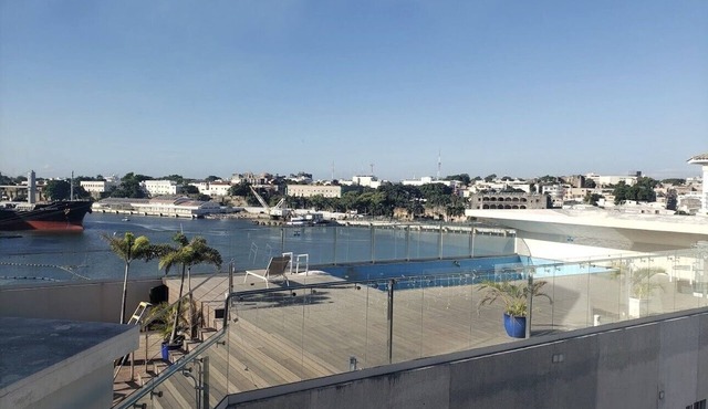 Modern Water Front Apartment Gym/Pool in awesome Colonial Zone Santo Domingo in santo domingo este