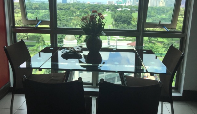 Modern Zen Studio 11 with golf course view at Forbeswood Parklane BGC The Fort in Taguig