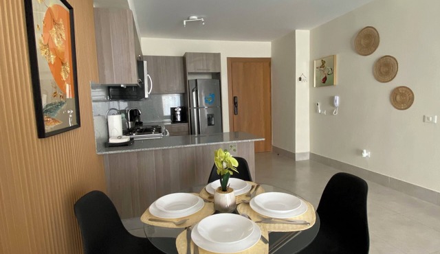 New apartment with all amenities, one minute walking distance to the beach. in Boca Chica
