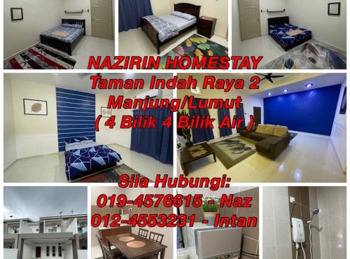 No 61 Nazirin Homestay Tmn Indah Raya 2 Manjung Lumut in Lumut