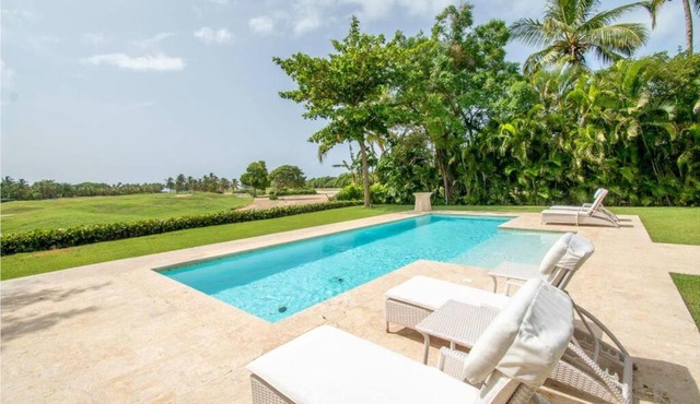 Ocean & golf view with working space! in Punta Cana