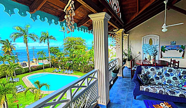 Peaceful and beautiful 3-bedroom beachfront apartment with AC in Las Terrenas! in Las Terrenas