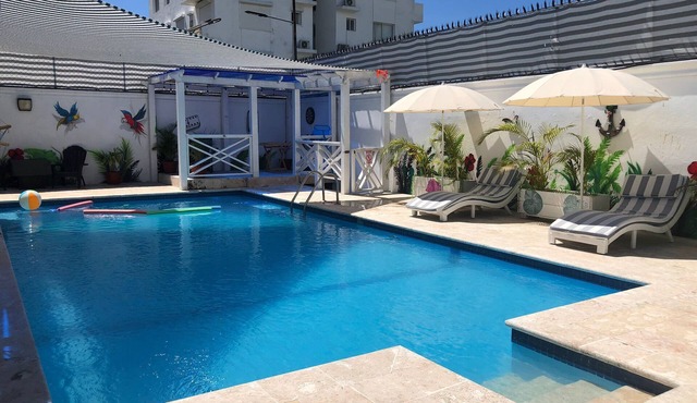Private Family Villa for 12 people one block from beach in Playa Juan Dolio
