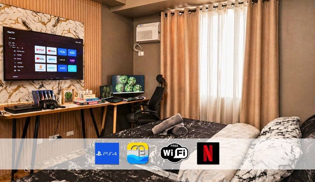 PS4+Netflix, 100Mbps WiFi & Workstation inside IT Park in Cebu City