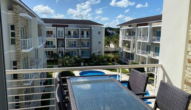 Quiet Family-friendly 2-bedroom condo in Sosua gated residence. No pets/parties in Sosúa