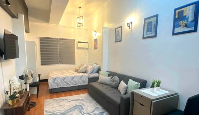 Relax in a Cozy & Comfortable Studio across Robinsons Galleria in Cebu City