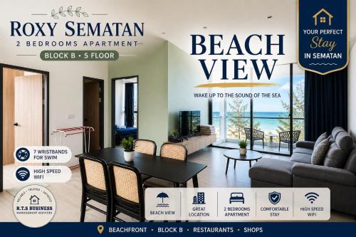 RTS - ROXY Beach view Apartment Sematan
