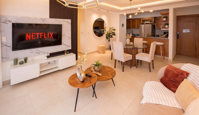 Santiago 3BR Retreat — Pool, Gym, Gated Security in Santiago de los Caballeros