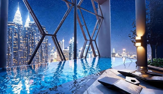 Scarletz Suites KLCC by Avery#Located in the City Centre#Only 900m to Twin Towers#Rooftop Infinity pool#中英文房东 in Kuala Lumpur