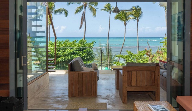 Sophisticated Beachfront 2-br Penthouse in Las Terrenas