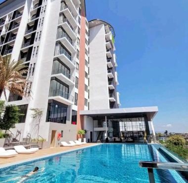 SoulHealingPlace Galacity 2BR 2Bed Apartment in Kuching