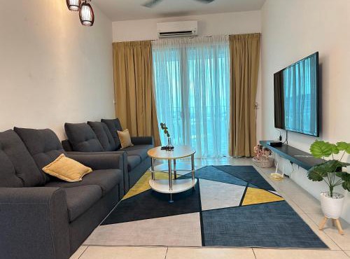Spacious 3BR I Meritus Perai l Family & Nice View in Perai