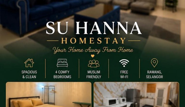 Su Hanna Homestay Rawang Near Gamuda Gardens Up To 11 Pax