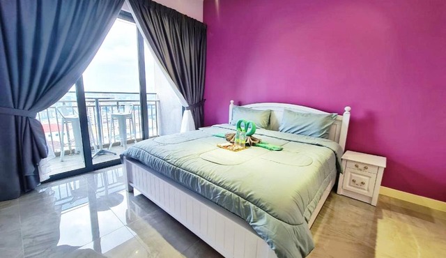 SweetLavenderLovely#SeaView#Privatebathtub#Netflix#FreeParking#OneHall&OneRoomWithBalconys#ImperioResidence