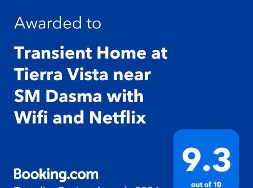 Transient Home at Tierra Vista near SM Dasma with Wifi and Netflix in Mabatang